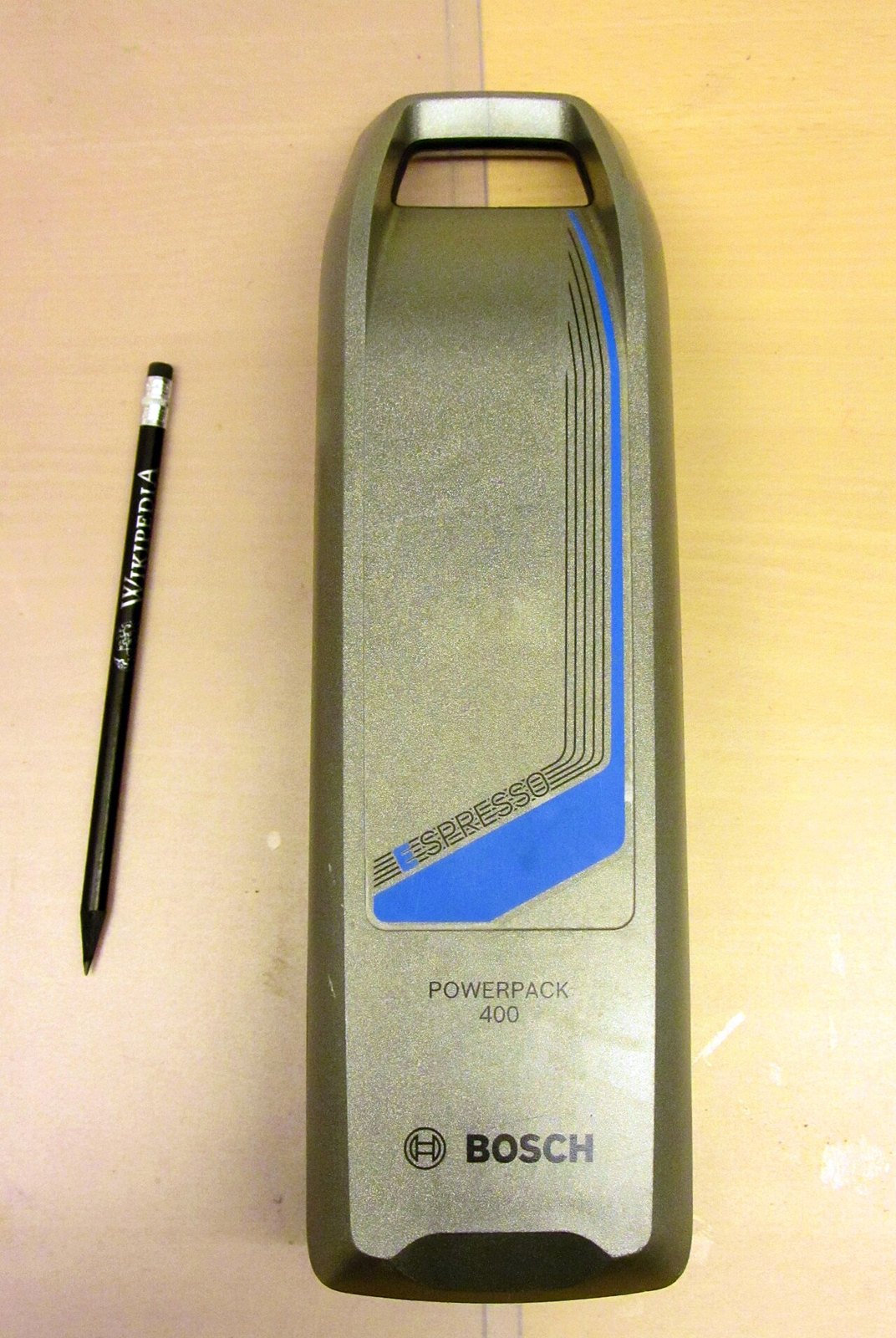 A removable pedelec battery.